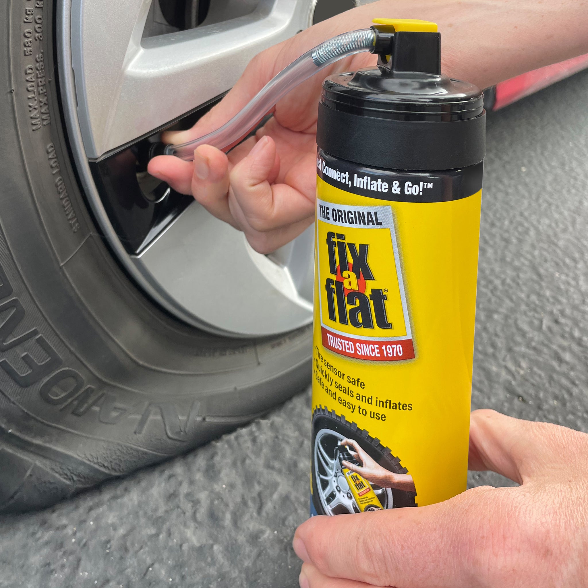Fix-A-Flat Tire Inflator with Hose
